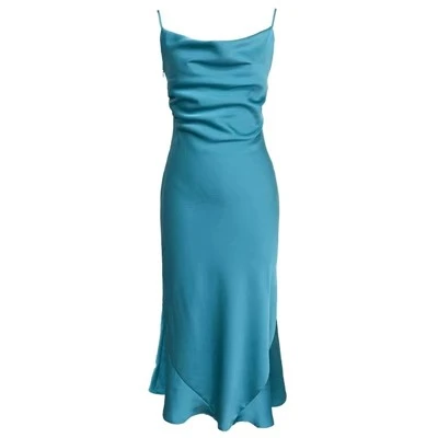 100 % Polyester-Satin-Stoff, gewebt, glänzend